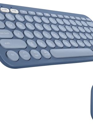 Wireless Keyboard and Mouse Combo - Slim Portable Design