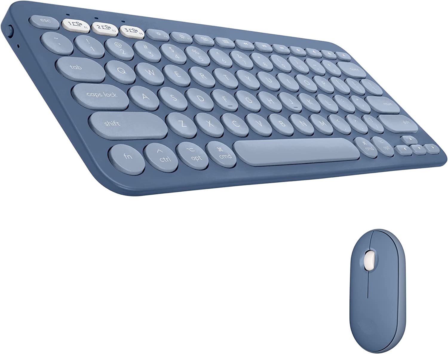 Wireless Keyboard and Mouse Combo - Slim Portable Design